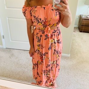 Be bop maxi dress with cut out